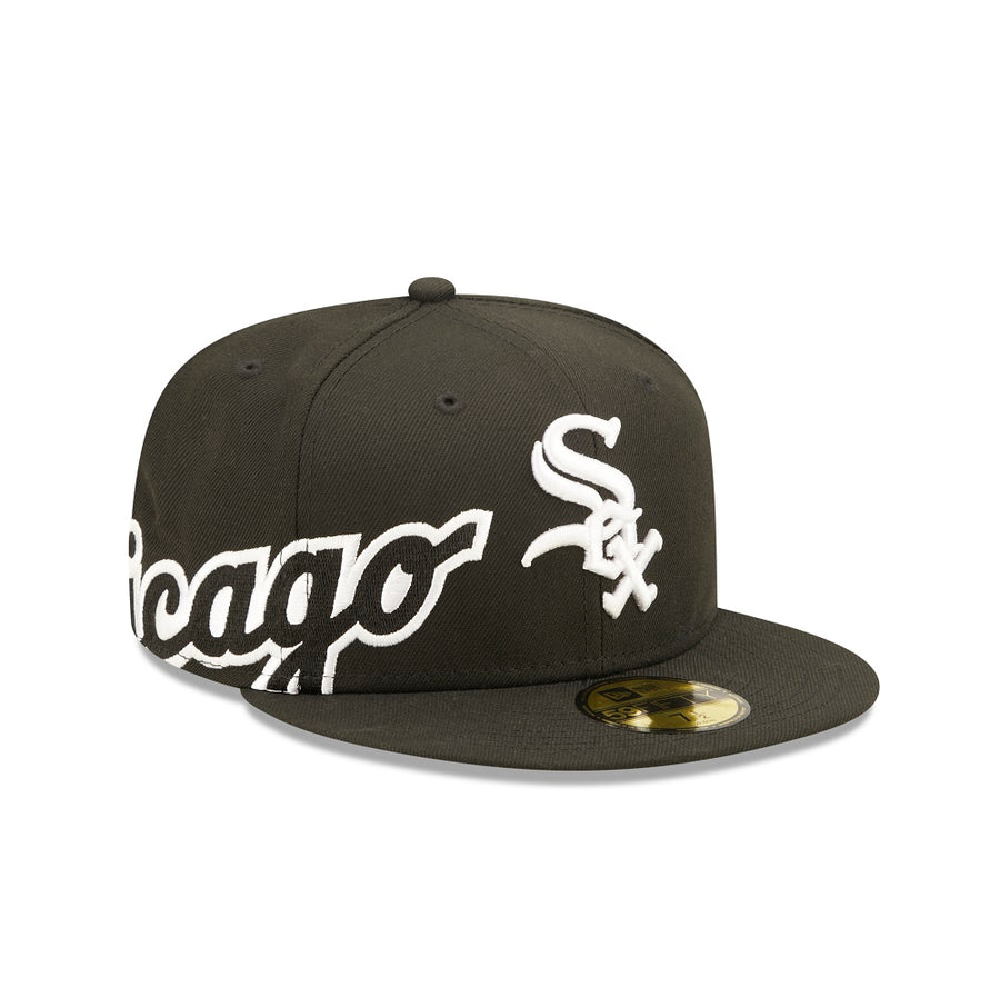 Chicago White Sox 59FIFTY Side Split Black Cap