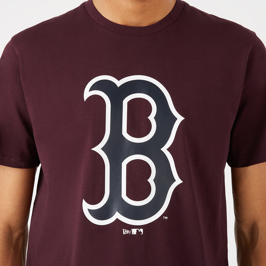 Boston Red Sox MLB Seasonal Team Logo Maroon Tee