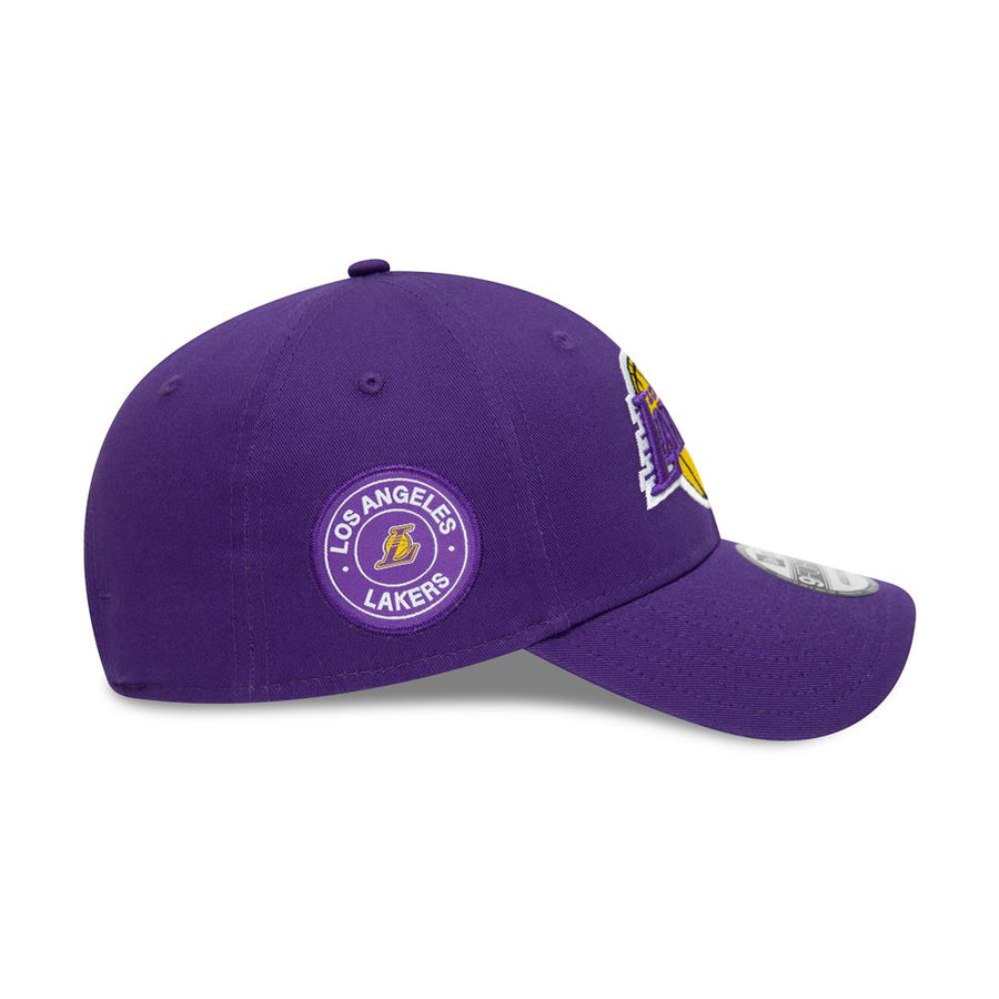 Los Angeles Lakers 9FORTY Team Side Patch Purple Cap