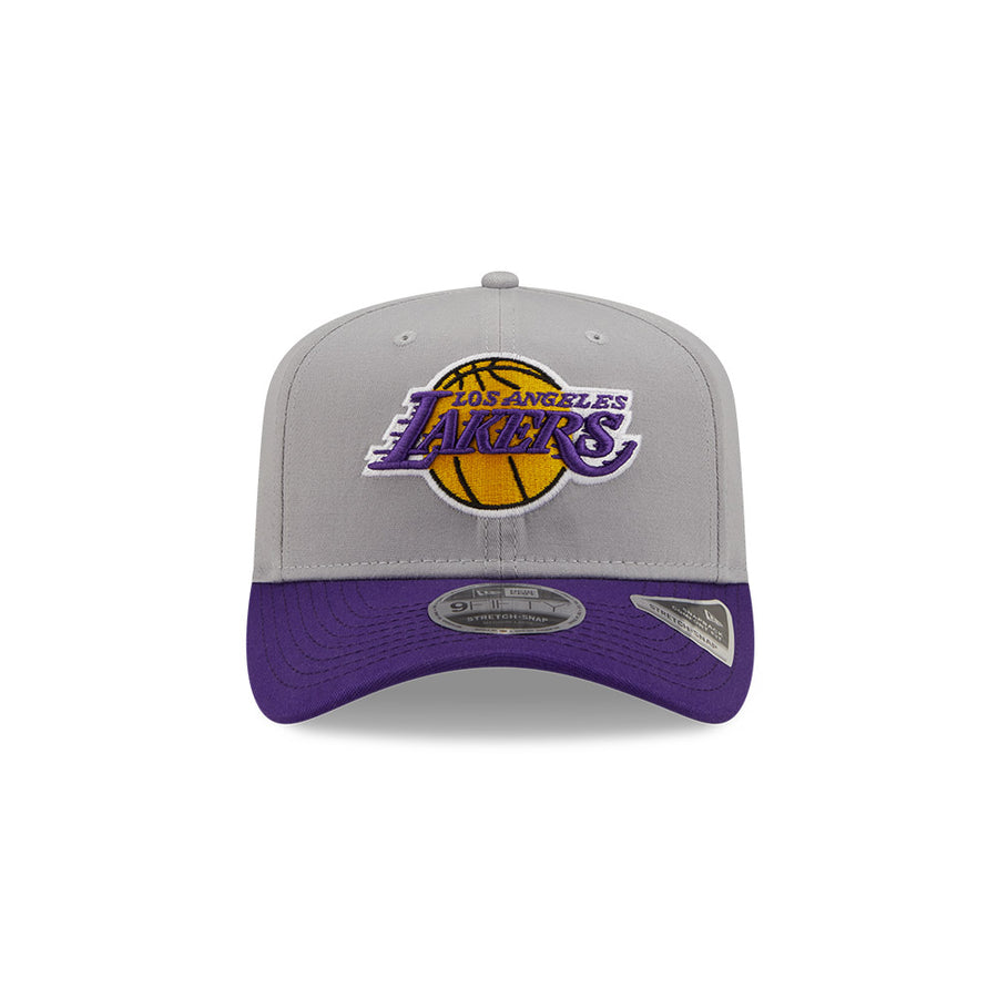 Los Angeles Lakers 9FIFTY Tonal Stretch Snap Grey Cap