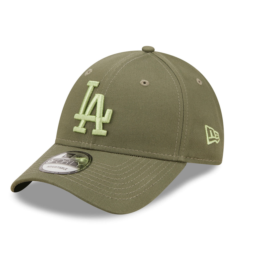 9FORTY Los Angeles Dodgers League Essential Olive Cap