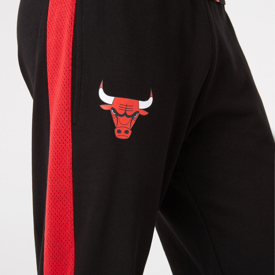 Chicago Bulls NBA Team Logo Black Jogger