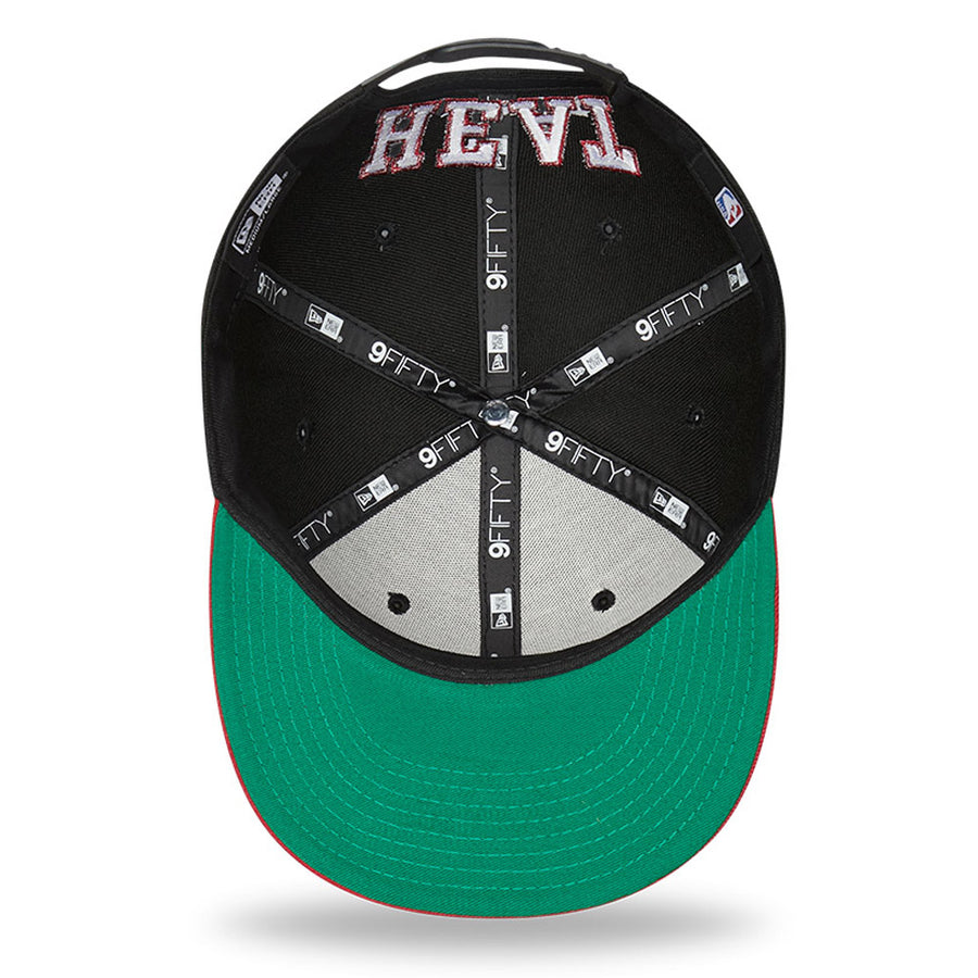 Miami Heat 9FIFTY Team Arch Black Cap