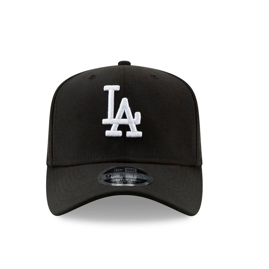 Los Angeles Dodgers 9FIFTY Stretch Snap Black/White Cap