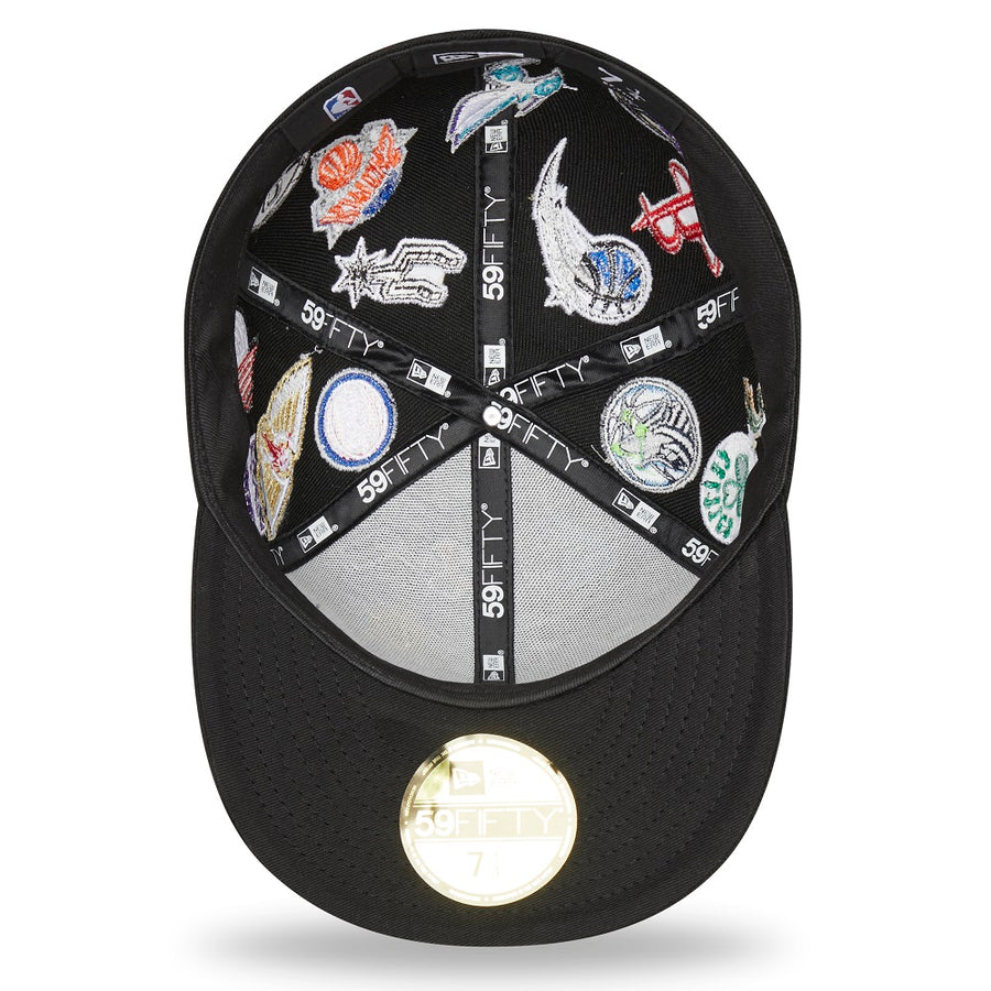New Era NBA 59FIFTY All Over Patch Black Cap – NewEra