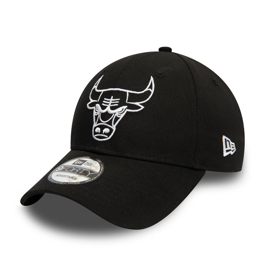 Chicago Bulls 9FORTY NBA League Essential Black/White Cap