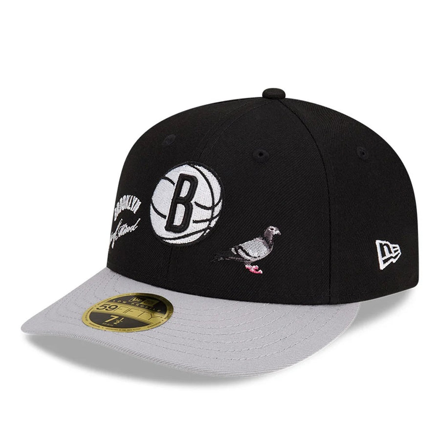 Brooklyn Nets 59FIFTY Low Profile NBA X Staple Black Cap – NewEra
