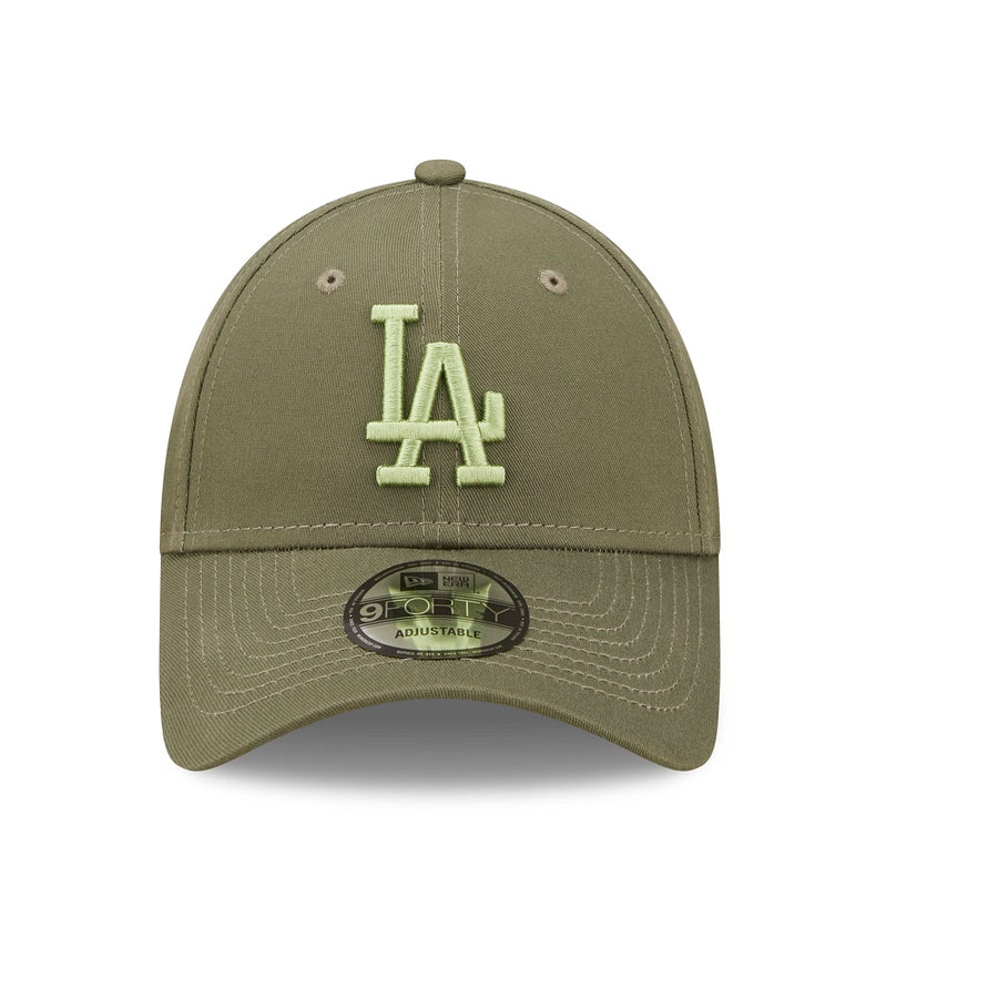 9FORTY Los Angeles Dodgers League Essential Olive Cap