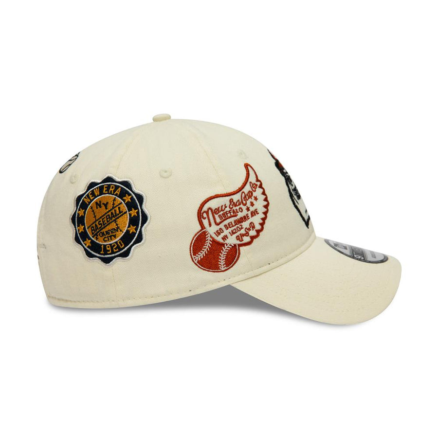 New Era 9TWENTY All Over Patch White Cap
