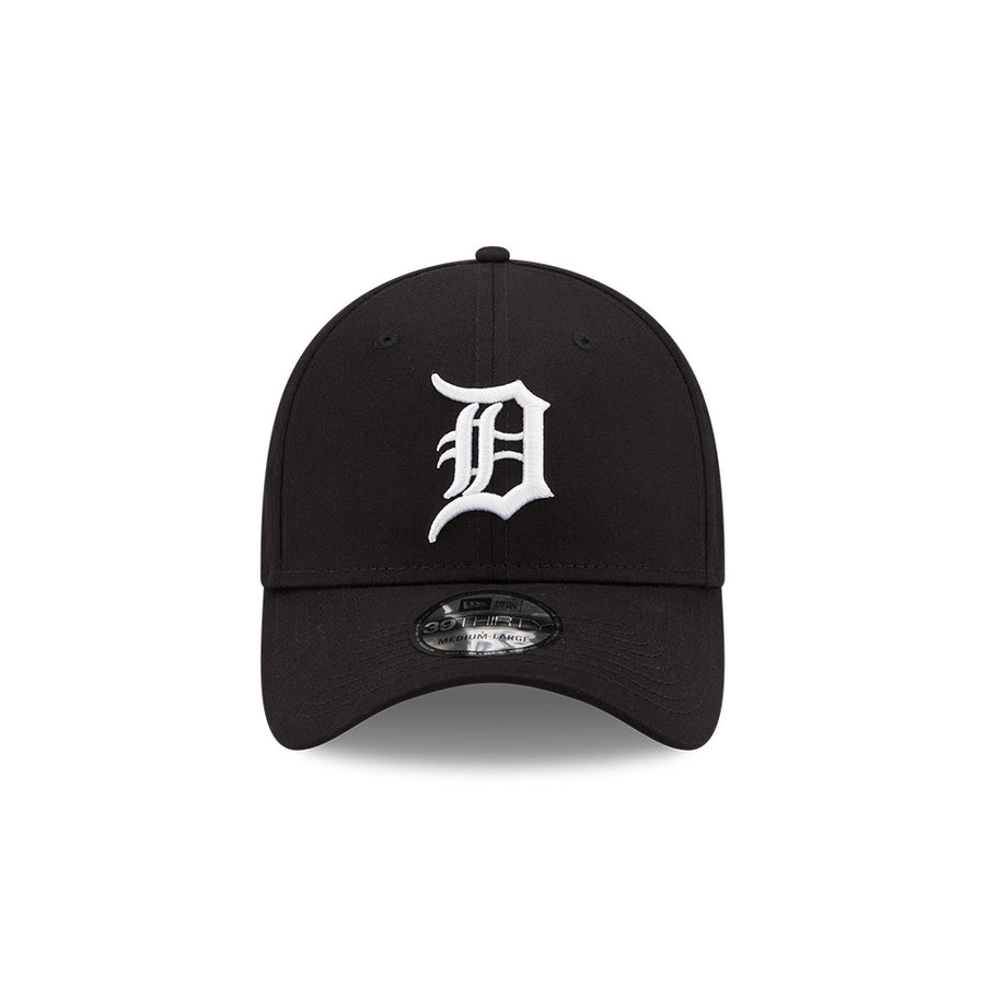 Detroit Tigers 39THIRTY Colour Essential Black Cap
