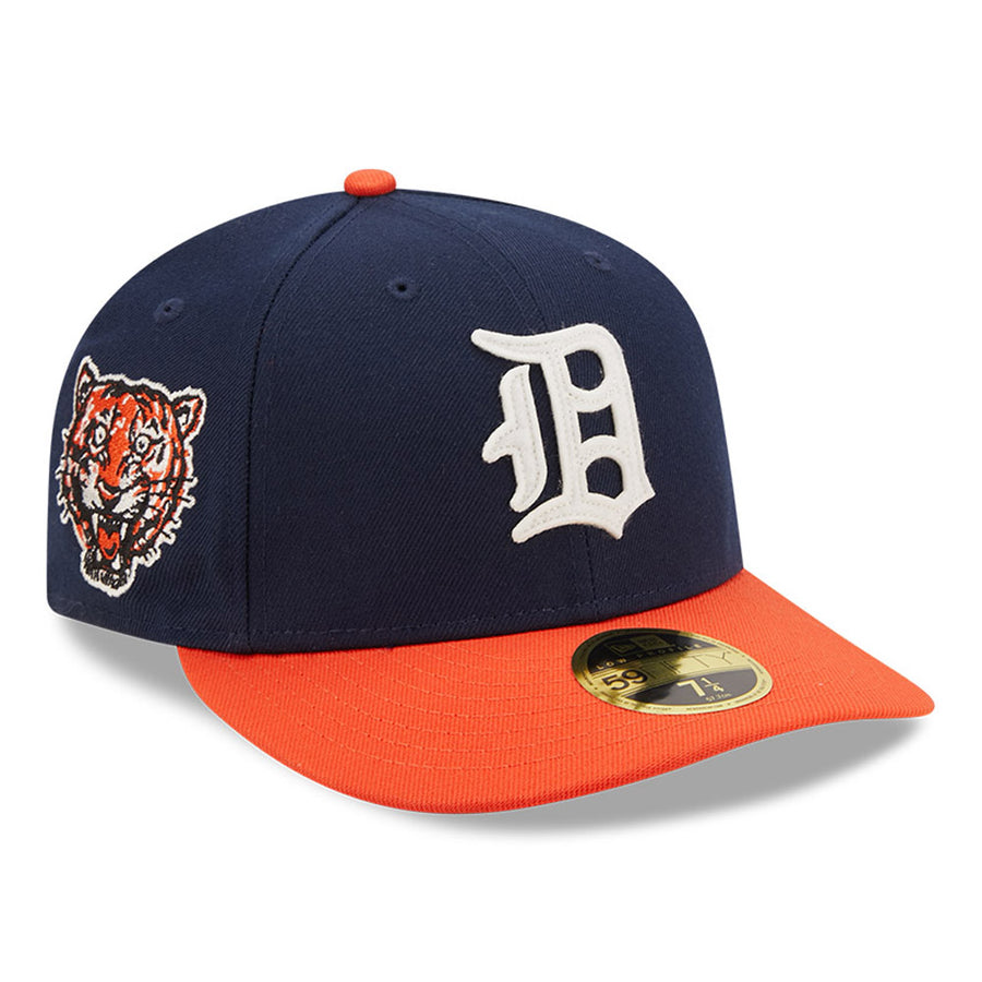 Detriot Tigers 59FIFTY Low Profile Cooperstown Black Cap