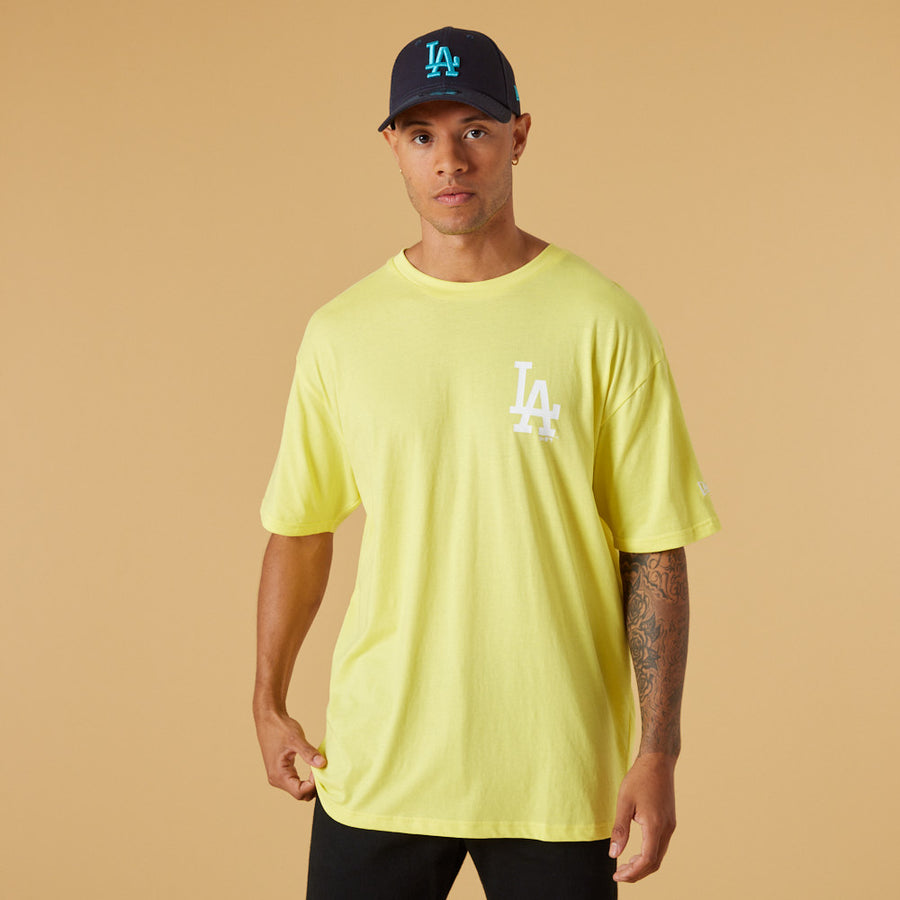 Los Angeles Dodgers League Essential Oversized Yellow Tee