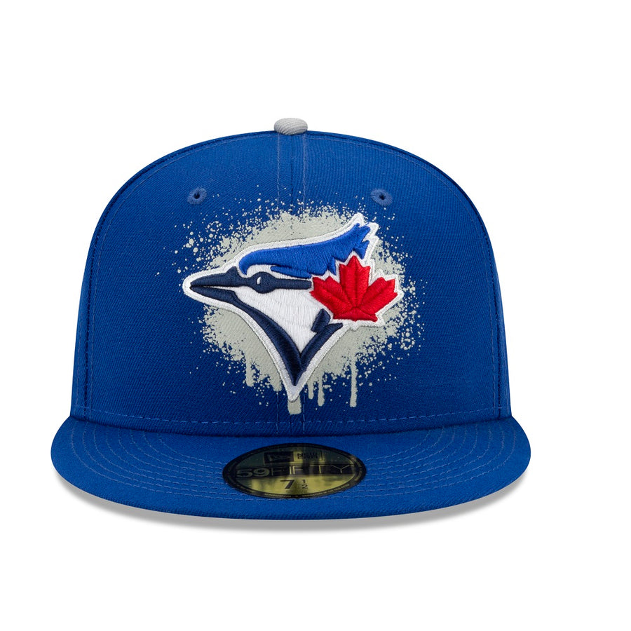 Toronto Blue Jays 59Fifty Spray Paint Logo Royal Cap