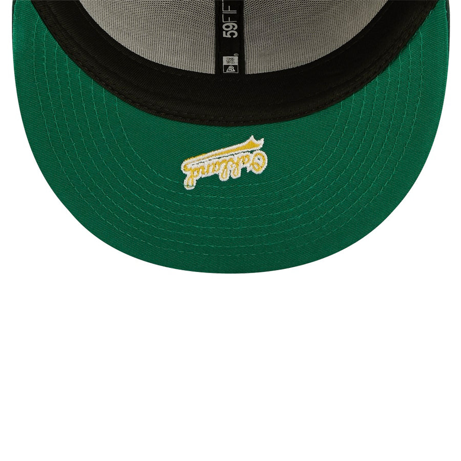 Oakland Athletics 59FIFTY Side Split Green Cap