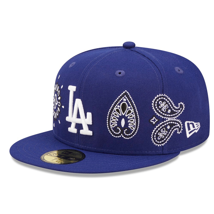 Los Angeles Dodgers All Over Print Paisley Royal Cap