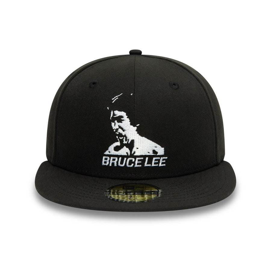 Bruce Lee 59Fifty 80Th Dragon Black/White Cap
