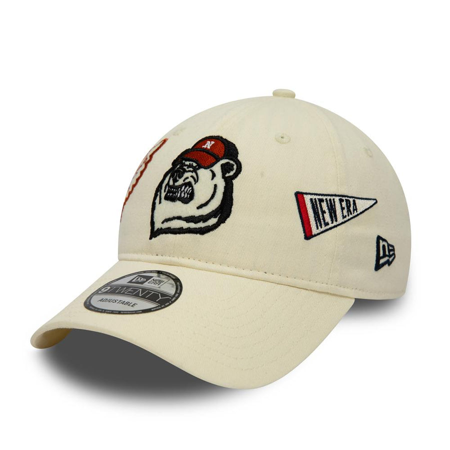 New Era 9TWENTY All Over Patch White Cap