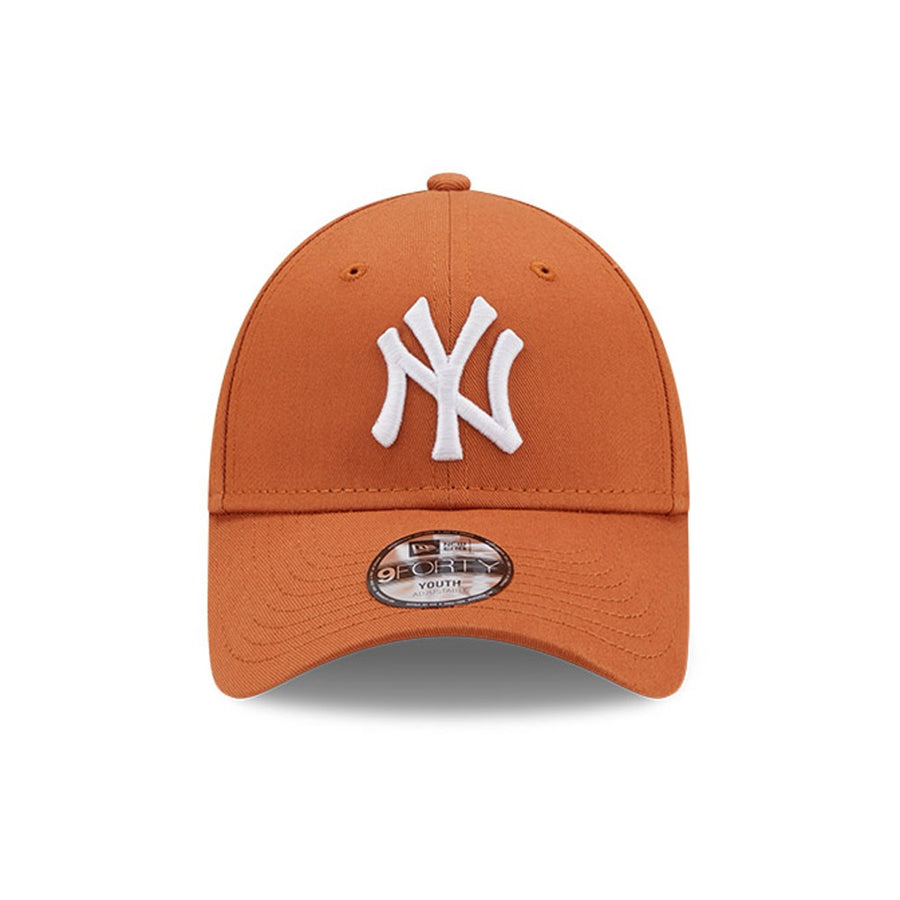 New York Yankees 9FORTY Kids League Essential Toffee Cap