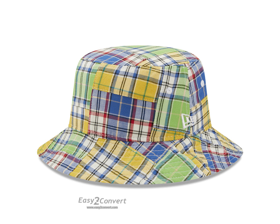 New Era Bucket Tapered Patchwork Multi Hat