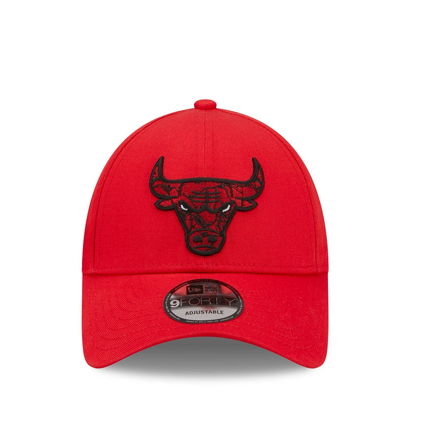 Chicago Bulls 9FORTY Kids Marble Infill Red Cap
