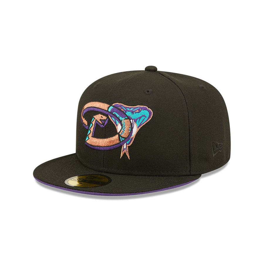 Arizona Diamondbacks 59FIFTY Team Colour Split Black Cap