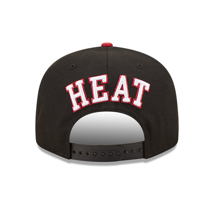 Miami Heat 9FIFTY Team Arch Black Cap
