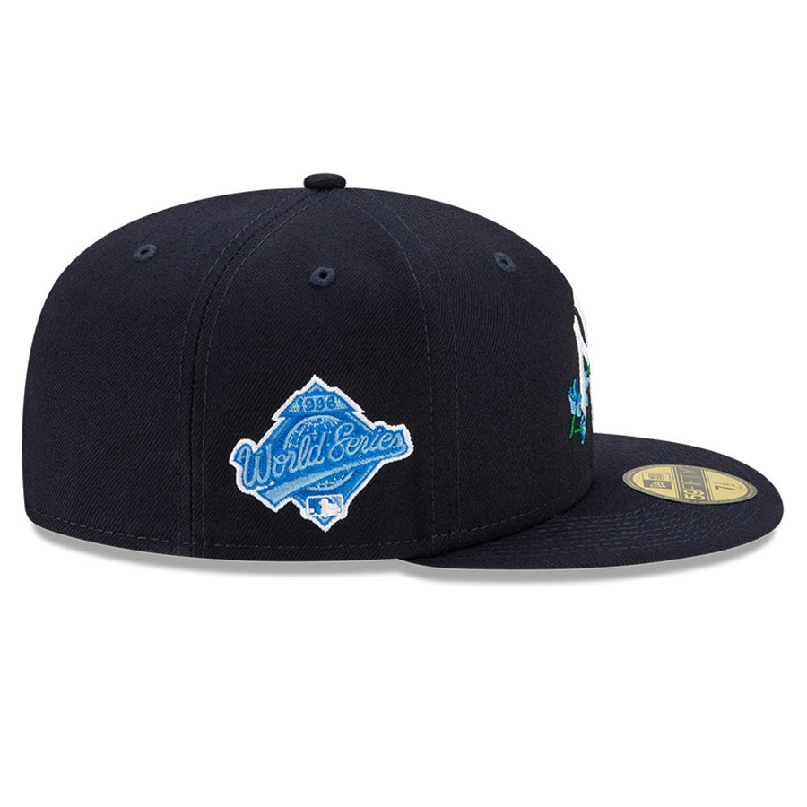 New York Yankees 59FIFTY MLB Side Bloom Patch Navy Cap