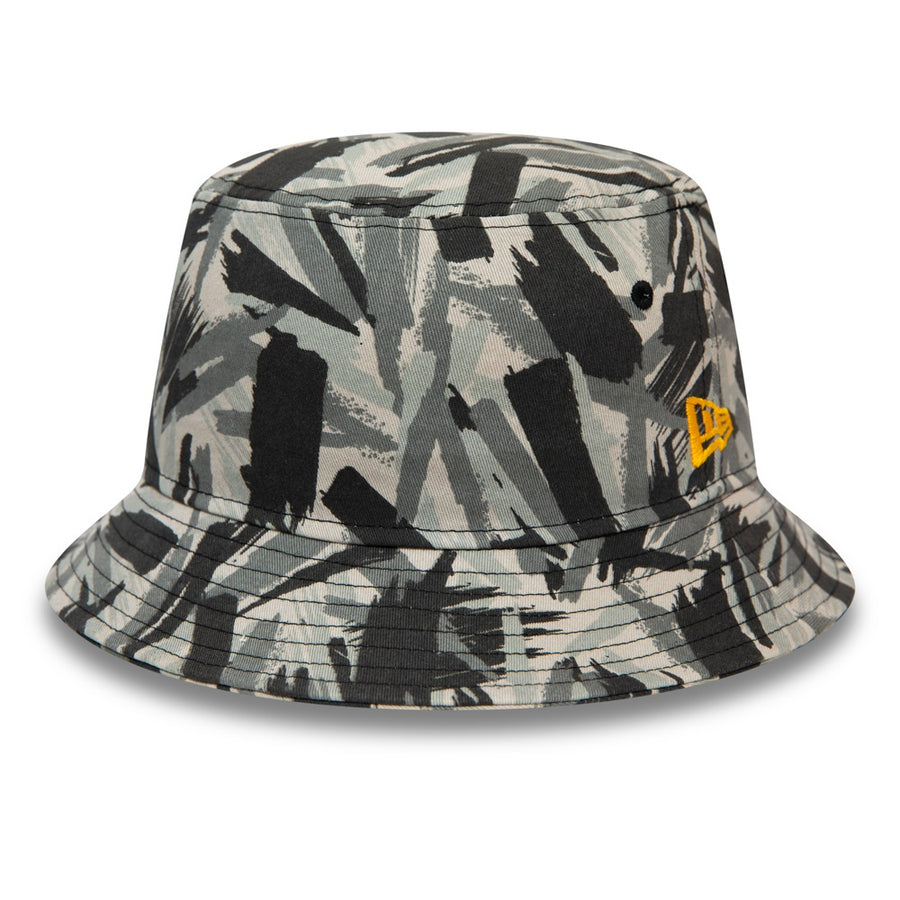 New Era Bucket Camo Tapered Graphite Hat
