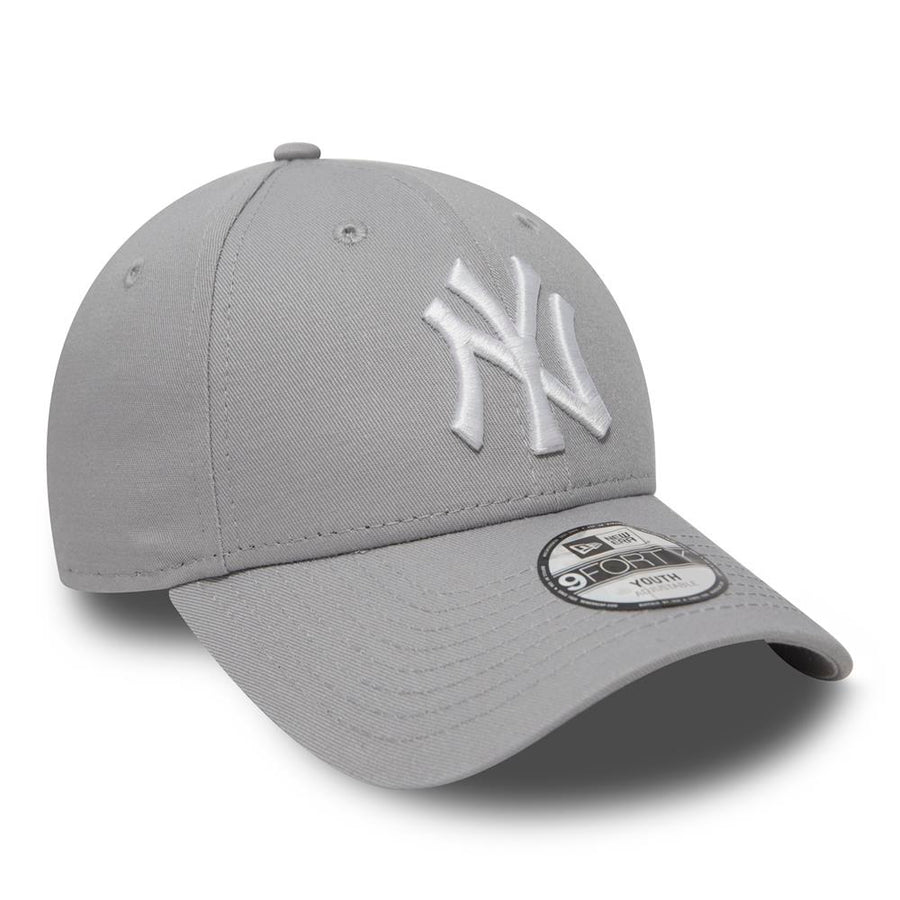 New York Yankees MLB Kids League Basic Grey/White Cap
