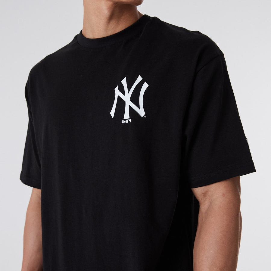 New York Yankees MLB Big Logo Oversized Black Tee