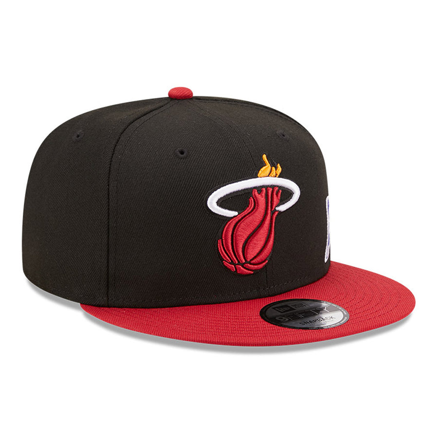 Miami Heat 9FIFTY Team Arch Black Cap