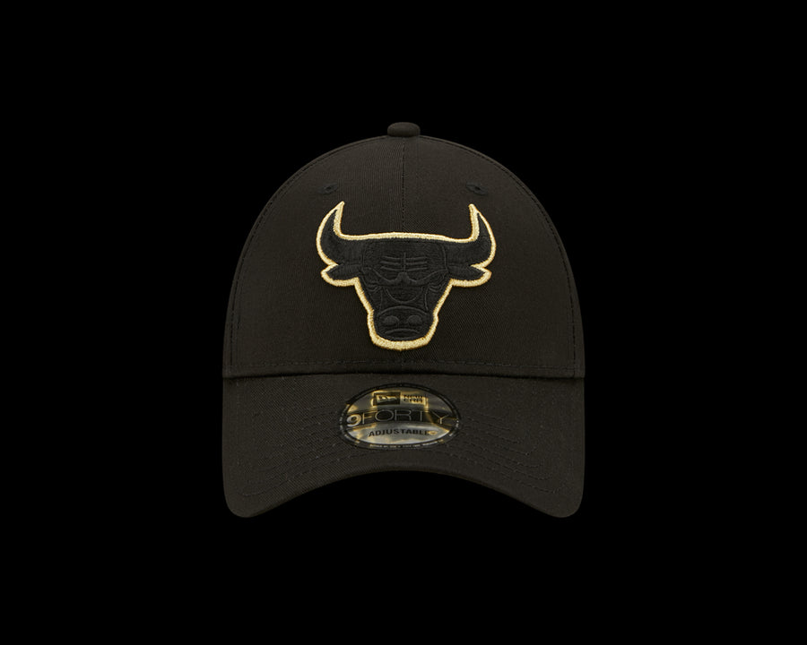 Chicago Bulls 9FORTY Metallic Pop Black Cap