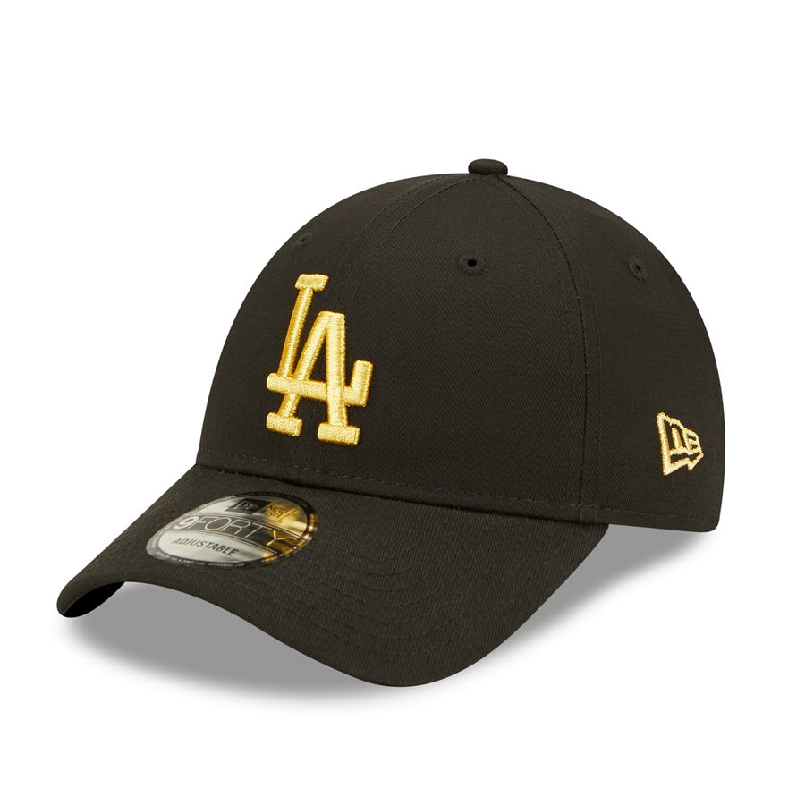 Los Angeles Dodgers 9FORTY Metallic Black Cap
