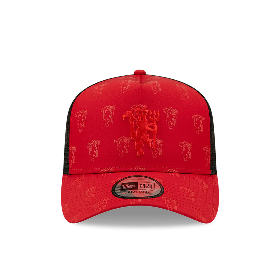 Man United Trucker All Over Print Red Cap
