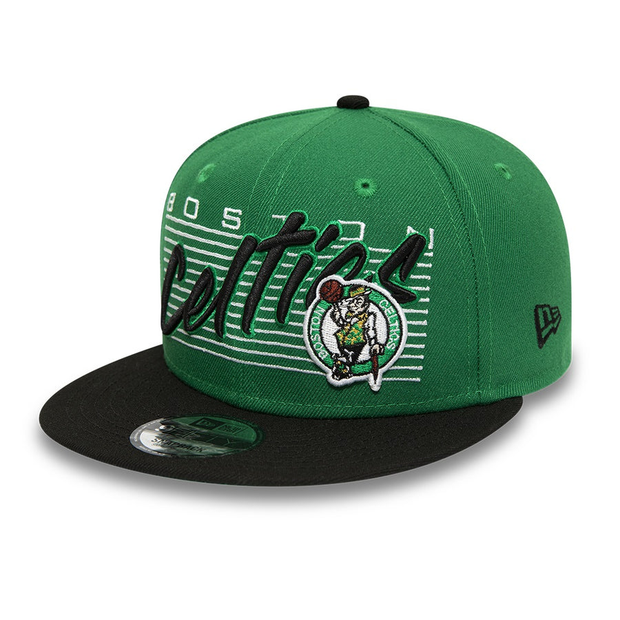Boston Celtics 9FIFTY Team Wordmark Green/Black Cap