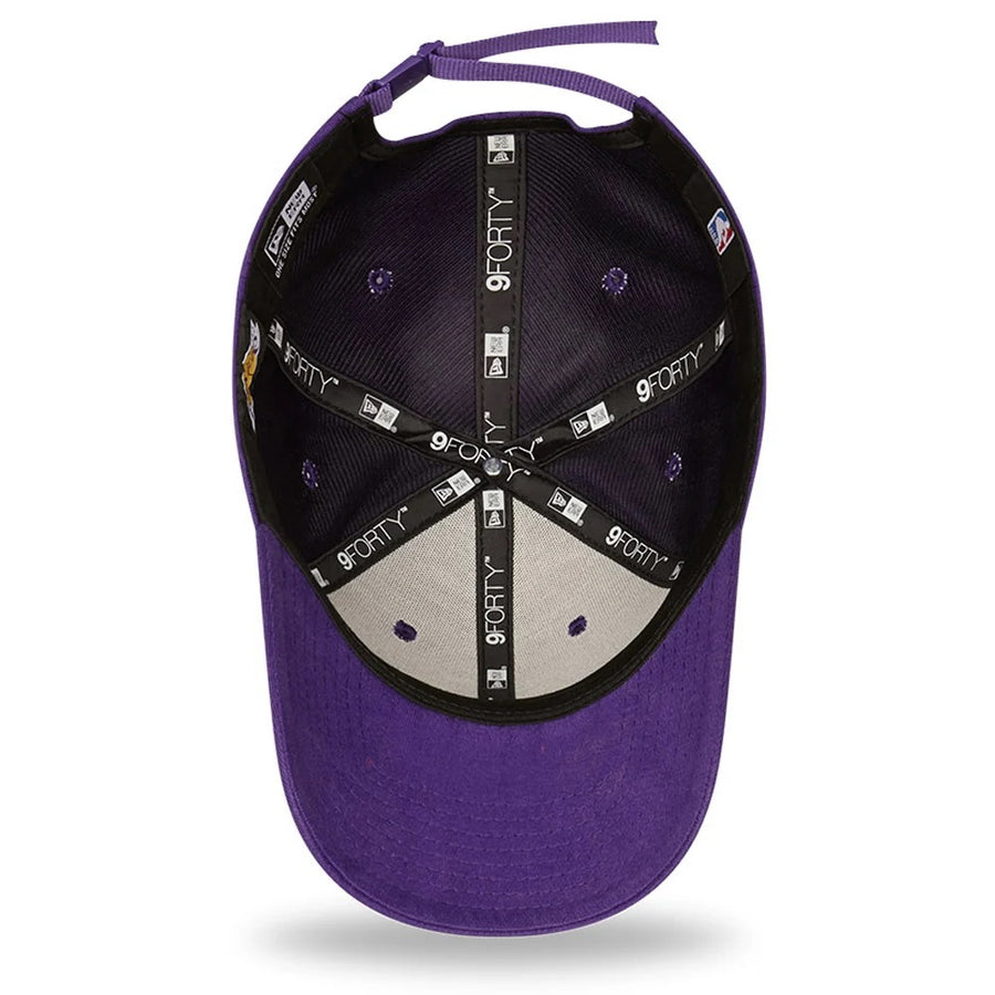 Los Angeles Lakers 9FORTY Washed Pack Purple Cap
