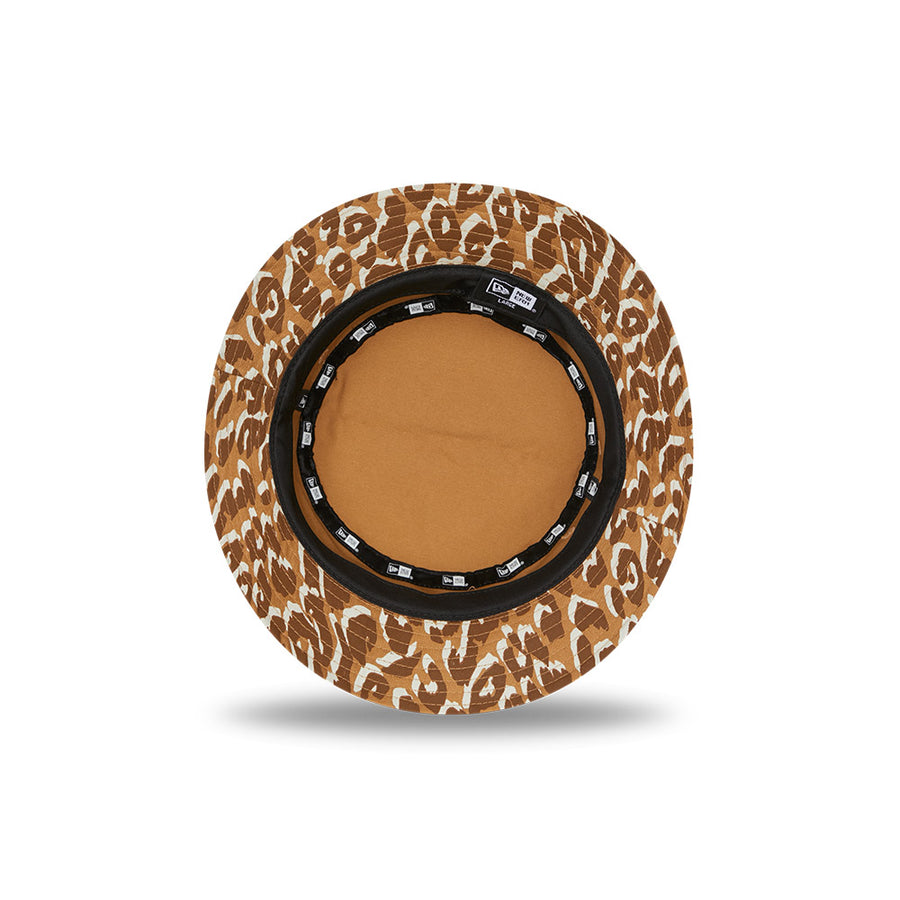New Era Bucket Womens All Over Print Wheat Hat