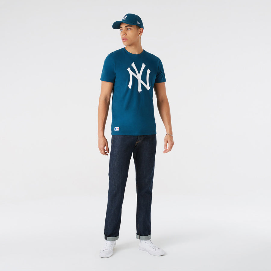 New York Yankees MLB Seasonal Team Logo Blue Tee