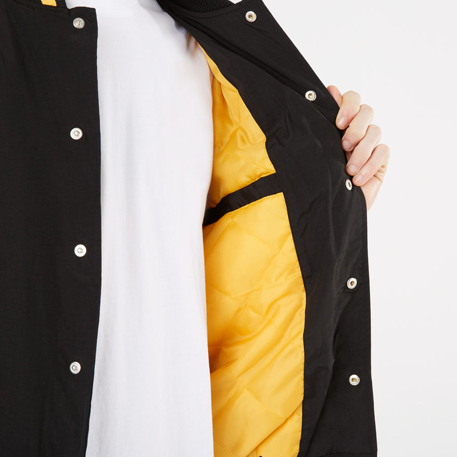 Black and yellow lakers jacket best sale
