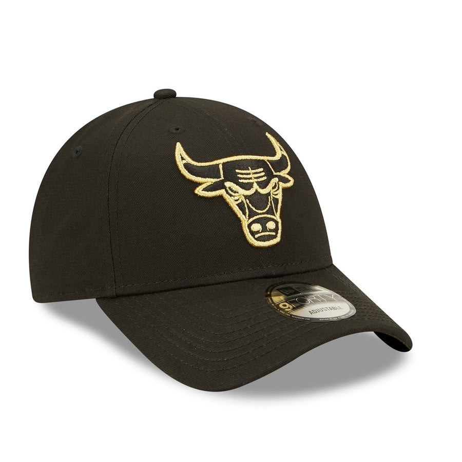 Chicago Bulls 9FORTY Metallic Black Cap