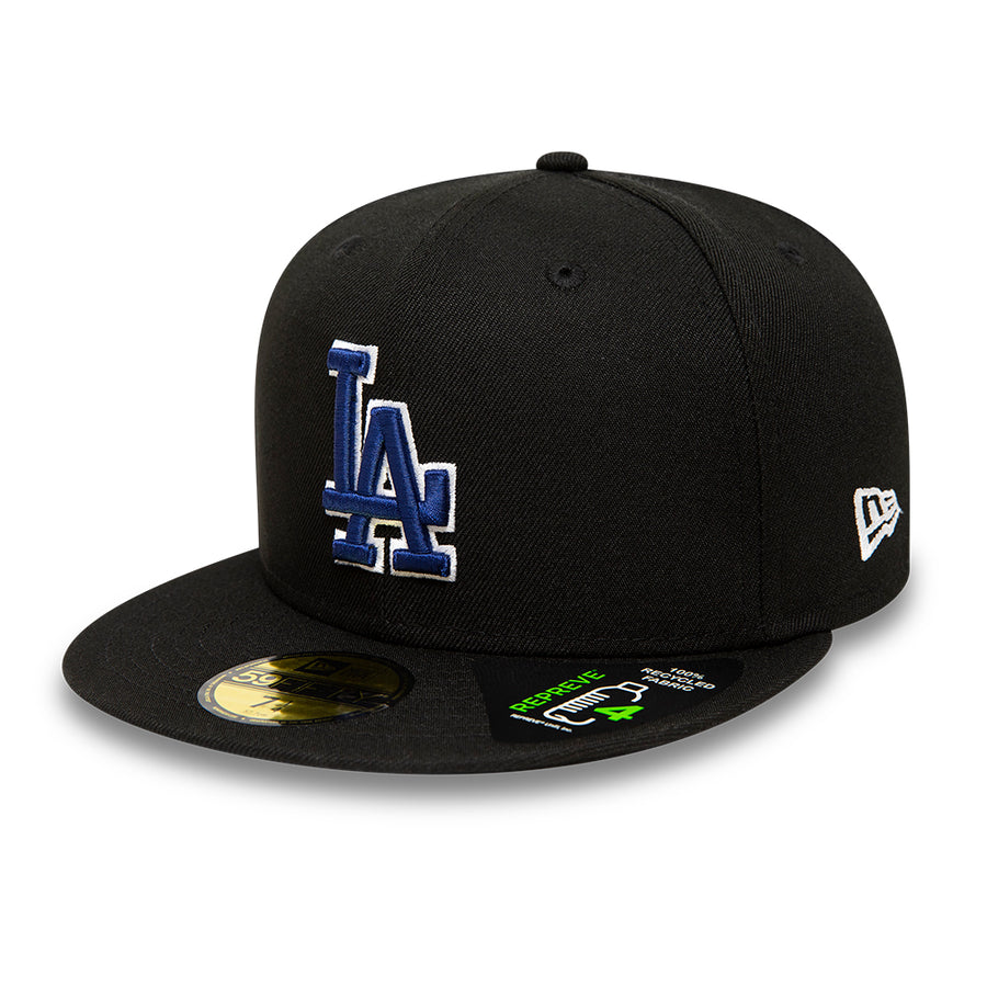 Los Angeles Dodgers 59FIFTY Repreve® Black Cap
