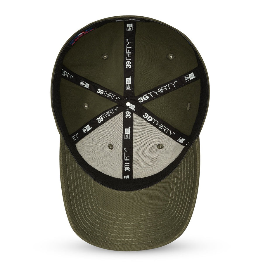 New York Yankees 39THIRTY League Essential Olive/White Cap