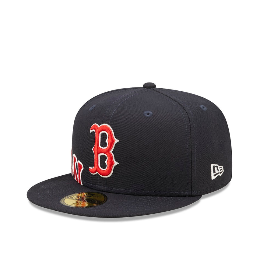 Boston Red Sox 59FIFTY Side Split Navy Cap
