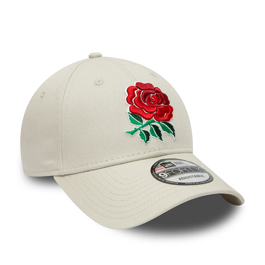 England Rugby 9FORTY Essential England Stone Cap