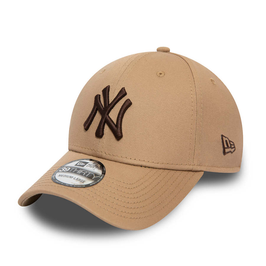 New York Yankees 39Thirty League Essential Toffee/Brown Cap