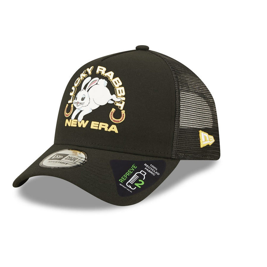 New Era Trucker Sign Black Cap