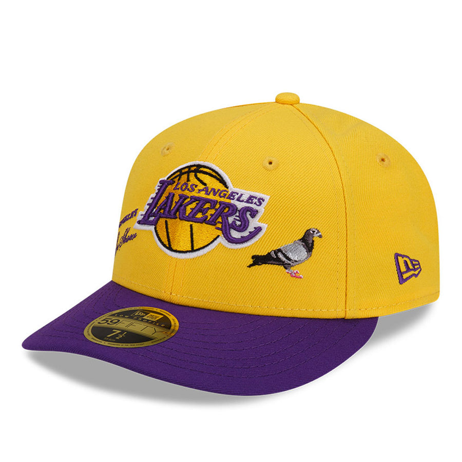 Los Angeles Lakers 59FIFTY Low Profile NBA X Staple Yellow Cap