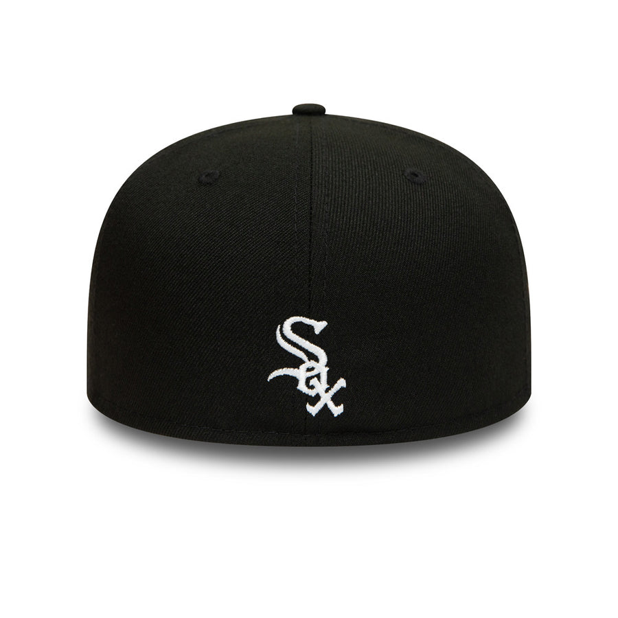 Chicago White Sox 59FIFTY MLB Side Bloom Patch Black Cap
