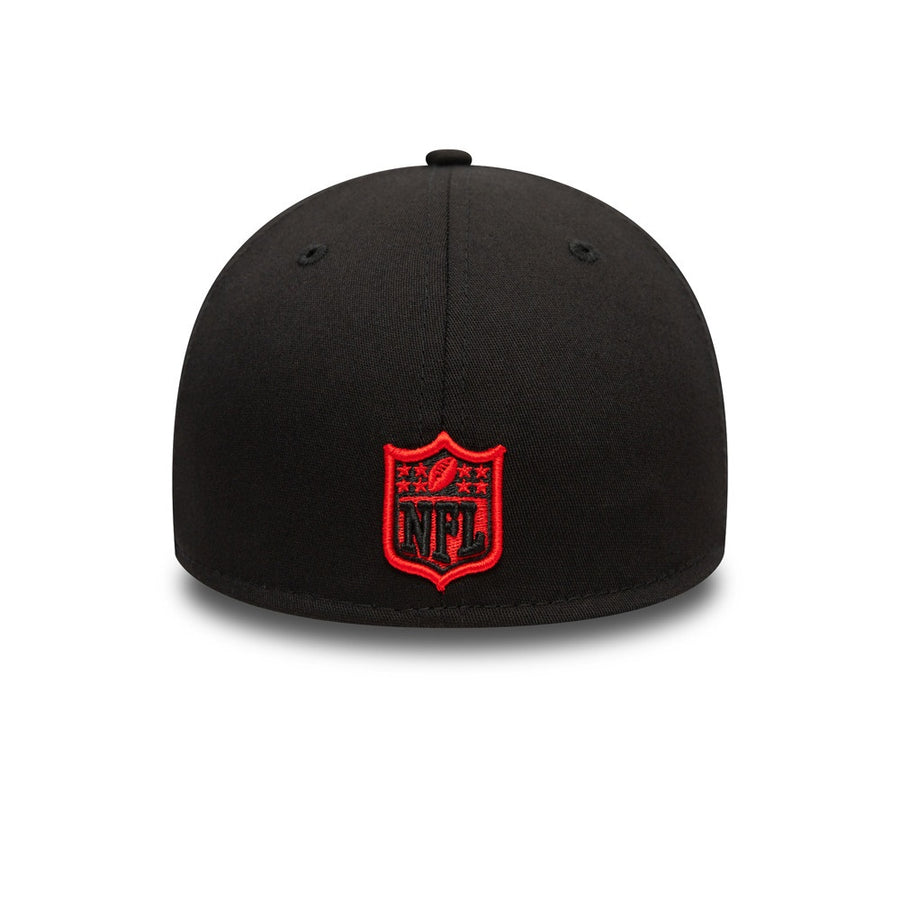 New England Patriots 39Thirty Tonal Black Cap