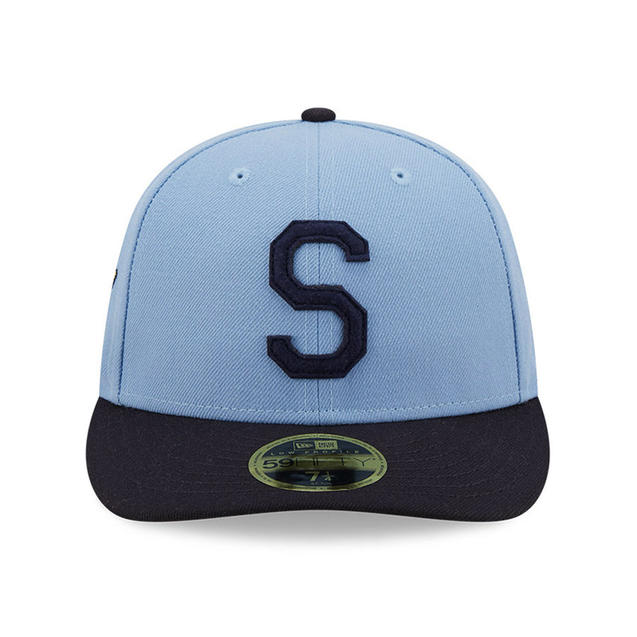 Seattle Pilots Low Profile 59FIFTY Cooperstown Blue Cap